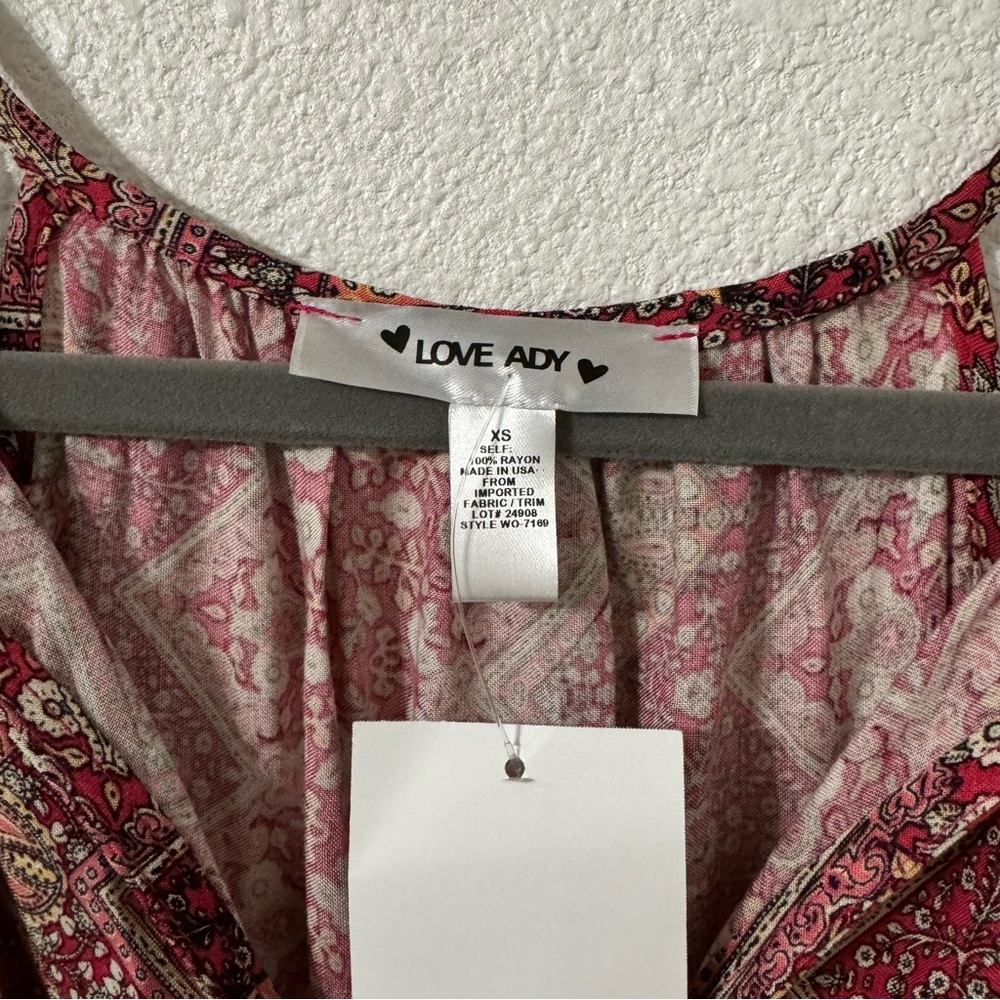 Love Ady Women’s Boho‎ Maxi Dress Size XS - Picture 3 of 4